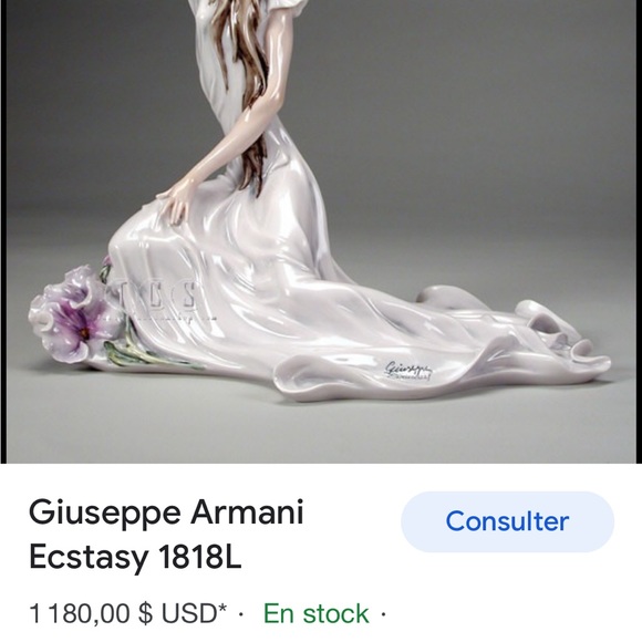 Giuseppe Armani Ecstasy woman model 1818F Italian sculpture. - Picture 4 of 14